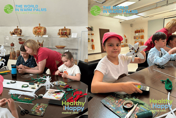 Майстер-клас від благодійного фонду “СВІТ У ТЕПЛИХ ДОЛОНЯХ” у Міжнародний день захисту дітей